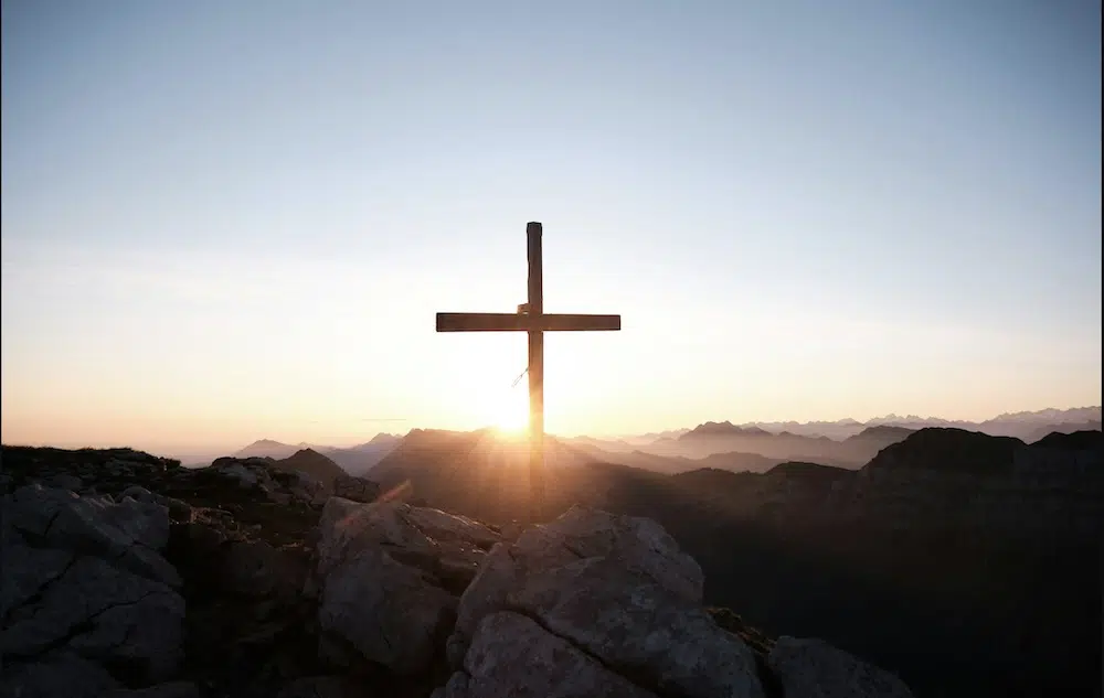 The Cross during sunset